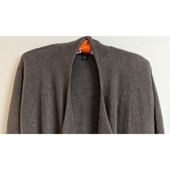 BAREFOT DREAMS Cozychic Lite Women’s Grey Open Front Cardigan Style # 903 SM - Picture 3 of 11